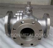 Van cau 3 nga mặt bích inox